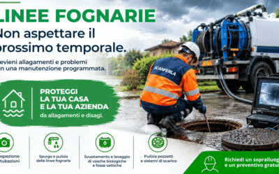 Linee fognarie: prevenire allagamenti e problemi prima del maltempo
